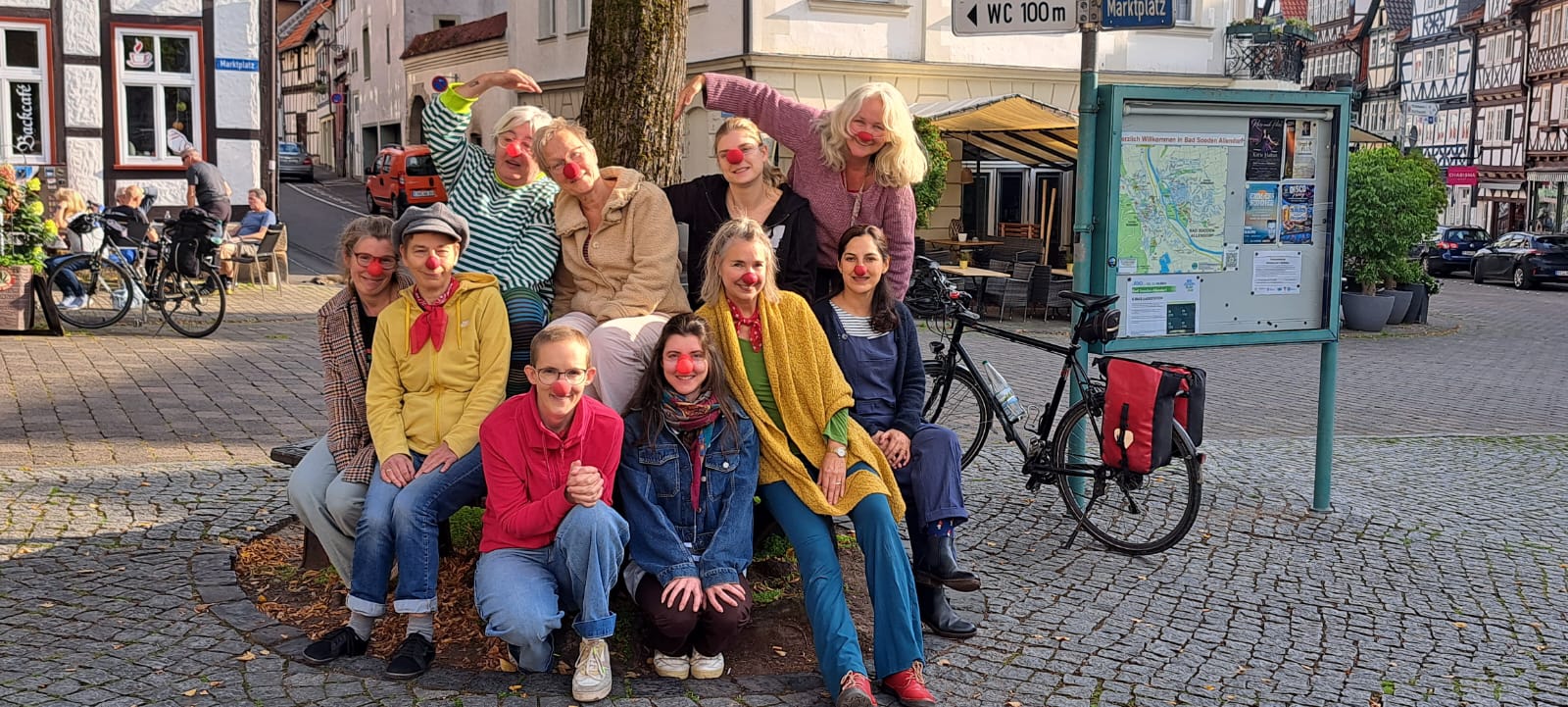 Clowntraining — Gruppenübung